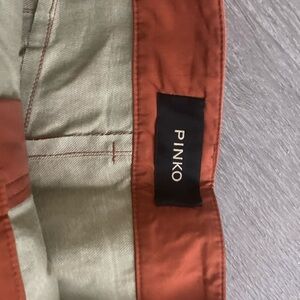 Pinko woman‘s leather wide leg Pants